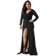 Plus Size Sexy Black Lace Trim party gown Plus Size Sexy Black Lace Trim party gown