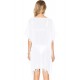 Pom Pom Tassel Hem White Gauze Cover up Pom Pom Tassel Hem White Gauze Cover up