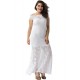 Plus Size White Lace Elegant Party Gown Plus Size White Lace Elegant Party Gown
