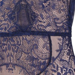 Exquisite Lace Sleeve Teddy Exquisite Lace Sleeve Teddy