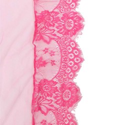 Plus Size Rose red Delicate Lace Long Sleepwear Gown Plus Size Rose red Delicate Lace Long Sleepwear Gown