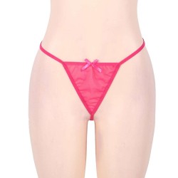 Plus Size Pink Sheer Mesh Babydoll Lingerie Set Plus Size Pink Sheer Mesh Babydoll Lingerie Set