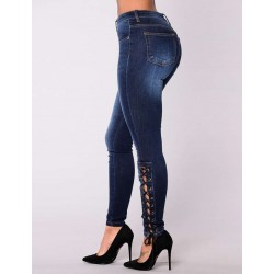 Plus Size Frenulum decoration Women Jeans Plus Size Frenulum decoration Women Jeans