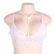 White Seductive Strappy Lace Bralette Top White Seductive Strappy Lace Bralette Top
