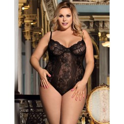 Glamour Underwire Hollywood Sheer Lace Teddy Glamour Underwire Hollywood Sheer Lace Teddy
