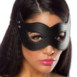 Black Leather Eye Mask