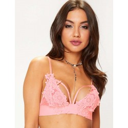 Pink Lace Bralette Top
