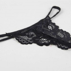 Plus Size Black lace Deep V Collar Chemise Dress