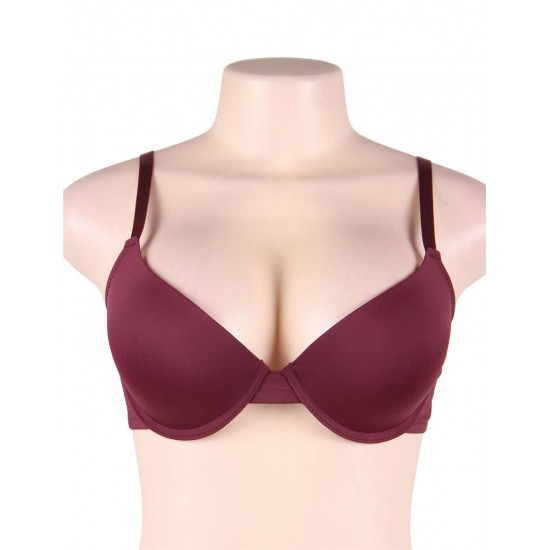 Wine Red High quality smooth basic comfort T-shirt bra Wine Red High quality smooth basic comfort T-shirt bra