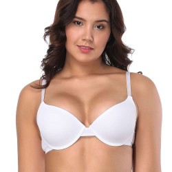 White High quality smooth basic comfort T-shirt bra