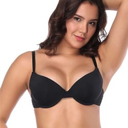 Black High quality smooth basic comfort T-shirt bra