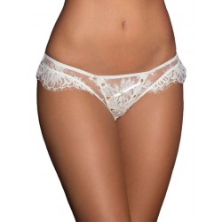 White Ribbon Eyelashes Lace Panty White Ribbon Eyelashes Lace Panty
