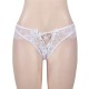 White Ribbon Eyelashes Lace Panty White Ribbon Eyelashes Lace Panty