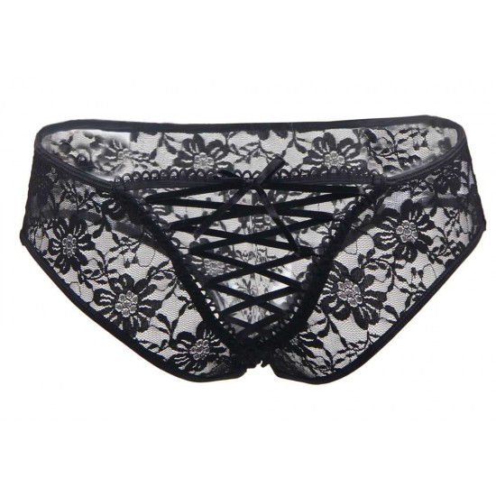 Sexy Black Lace Strappy Panty Sexy Black Lace Strappy Panty