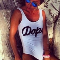 Sexy Straps One-Piece Swimsuit