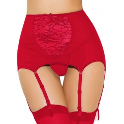 Plus Size Red Sexy Lace Garter Panty Plus Size Red Sexy Lace Garter Panty