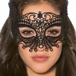 Enchanting Black Lace eye mask