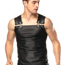 Sexy Men's Leather Vest