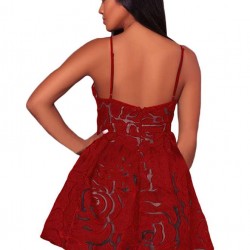 Flower Pattern Perspective Dress