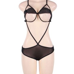 Black Lace Erotic Sexy Teddy