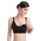 Black Comfort Breast-feeding Nursing Bra