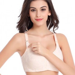 Front Opening Buckle Comfortable Breastfeeding Nursing Bra