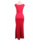 Red Sleeveless High Slit Sexy Evening Dress Red Sleeveless High Slit Sexy Evening Dress