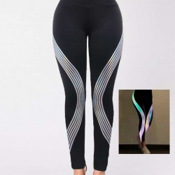 Luminescent Side Radium Stripe Sports Fitness Yoga Pants
