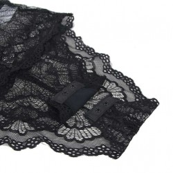 Sexy Chest Ribbon Adjusting Lace Teddy