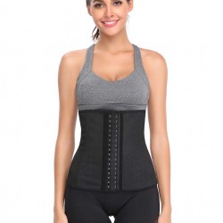 9 Steel Bone Black Soft And Breathable Corset（Height：30CM）