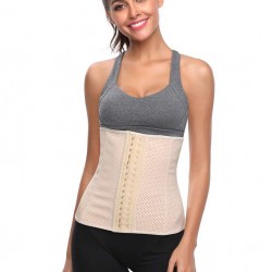 Plus Size 9 Steel Bone Beige Soft And Breathable Corset（Height：30CM）