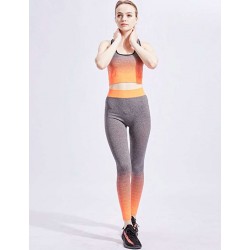 Orange Gradient Fitness Sports Set Orange Gradient Fitness Sports Set