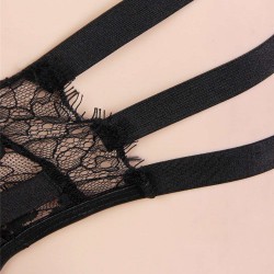 Lace Elastic Band Bra set
