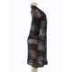 Black Knitted Hollow Out Open Beach Dress Black Knitted Hollow Out Open Beach Dress