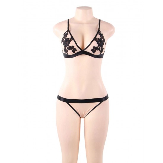 Elegant Embroidery Fashion Bra Set Elegant Embroidery Fashion Bra Set