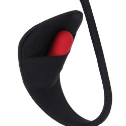 Black Sexy C String With A Pocket Can Install With Vibrator 