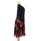 Plus Size Elegant Knee-length Floral Dress Plus Size Elegant Knee-length Floral Dress