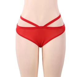 Elegant Red Lace backless Sexy Babydoll