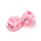 Pink SM Bondage Sex Leather Handcuffs