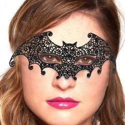 Black Bat Styling Lace Eye Mask