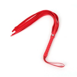 Red Leather Whip Tease Play Adult Couple Game Toy