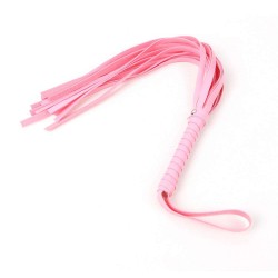 Pink Leather Whip Tease Play Adult Couple Game Toy