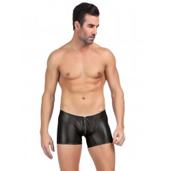 Men's Leather Pants With Exposed Hips