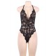 Black High Quality Lace Sexy Hollow-out Conjoined Underwear Black High Quality Lace Sexy Hollow-out Conjoined Underwear