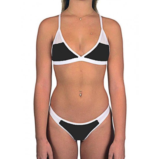 Sexy 2 Piece Mixed Patchwork Mature Swimsuits Bikini Sexy 2 Piece Mixed Patchwork Mature Swimsuits Bikini