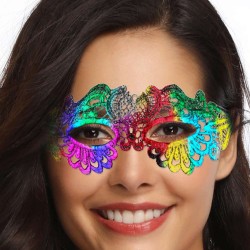 Glamorous Colorful Lace Eye Mask