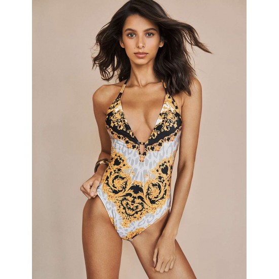Lace Up Back Sexy Summer Women's One Piece Swimwear Lace Up Back Sexy Summer Women's One Piece Swimwear