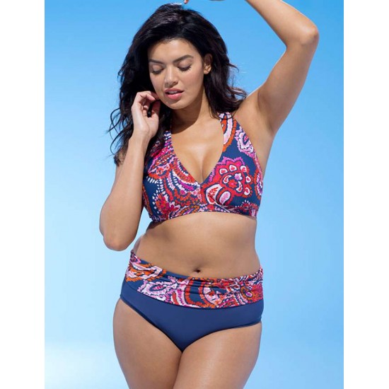 Plus Size Fashion Print Sexy Summer Women's Bikini Set Plus Size Fashion Print Sexy Summer Women's Bikini Set