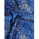 Blue Velvet Glitter Long Sleeve Fashion Dress Blue Velvet Glitter Long Sleeve Fashion Dress