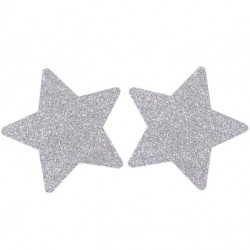 White Glitter Star Shaped Nipple Cover